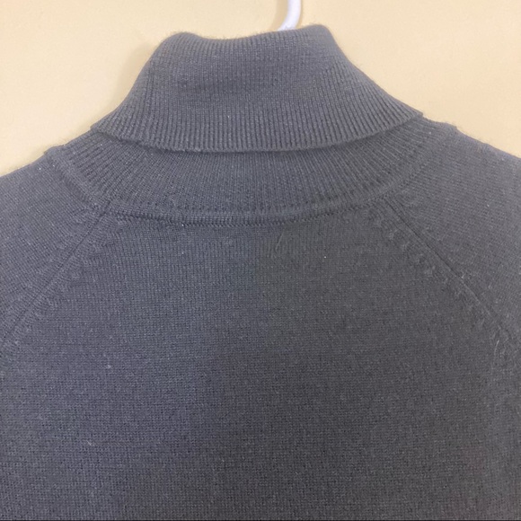 Ann Taylor Studio Vintage Wool Turtleneck Sweater Small Removable Shoulder Pads - Picture 6 of 8